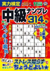 実力検定中級ナンプレ 11月号